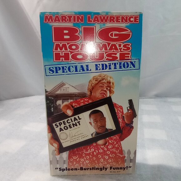 Big Momma's House Special Edition VHS - Starring Martin Lawrence - Picture 1 of 6